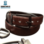 2 in 1 Leather Belt For Men - Snake -SB-B22 - Image 3