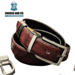 2 in 1 Leather Belt For Men - Croco -SB-B21