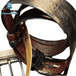 2 in 1 Leather Belt For Men - Croco -SB-B21 - Image 4