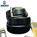 2 in 1 Leather Belt For Men - Plain -SB-B25