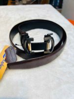 Automatic Buckle Belt-Crocodile Brown C-4 - Image 2