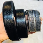 Automatic Buckle Belt-Crocodile Black - Image 2
