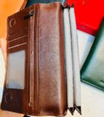 Double Phone Holder Wallet Chocolate– Model 27 ka-3 - Image 5