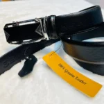 Automatic Buckle Belt-Crocodile Black C-3 - Image 4