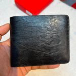 premium Croco Texture Black Wallet S2