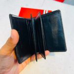Semi Long Wallet Genuine Leather-Black sp2 - Image 4