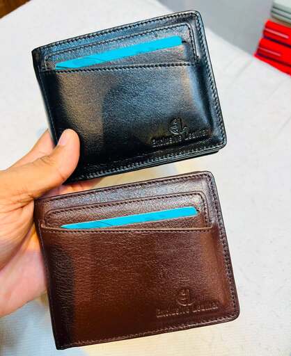 METRO CARD V FOLD WALLET BLACK S1