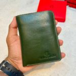 Semi Long Wallet Genuine Leather-Green sp1