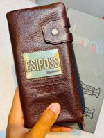 Esiposs Premium Long Wallet Brown-ES9