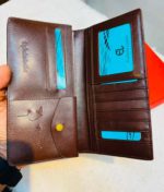 Lasercut Cut Long Wallet Brown siz2 - Image 3