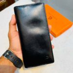 Plane Long Wallet Black siz5
