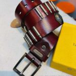 Premium Genuine Leather Repeat Belt Bullet Ns5