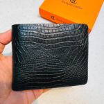 premium Croco Texture Black Wallet S1