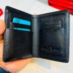 Semi Long Wallet Genuine Leather-Black sp2 - Image 3