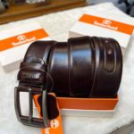 Timberland Chocolte  Genuine Leather Belt-1