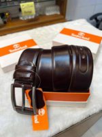 Timberland Chocolte  Genuine Leather Belt-1