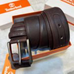 Timberland Deep Brown Genuine Leather Belt-3