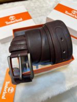 Timberland Deep Brown Genuine Leather Belt-3