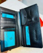 Lasercut Cut Long Wallet Black siz1 - Image 3
