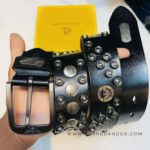 Premium Genuine Leather Repeat Armani Black Ns21 - Image 2
