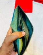 Semi Long Wallet Genuine Leather-Green sp1 - Image 4