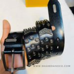 Premium Genuine Leather Repeat Belt Diesel Black Ns12 - Image 3
