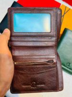 Model 21 Semi Long Wallet Chocolate msvz-3 - Image 3