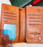 Double Phone Holder Wallet Brown– Model 23 msp-4 - Image 3