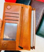 Double Phone Holder Wallet Brown – Model 27 ka-1 - Image 3