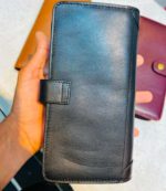 Double Phone Holder Wallet Black – Model 25 kn-3 - Image 2