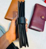 Double Phone Holder Wallet Black – Model 25 kn-3 - Image 5