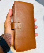 Double Phone Holder Wallet Brown – Model 25 kn-1 - Image 2