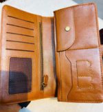 Double Phone Holder Wallet Brown – Model 25 kn-1