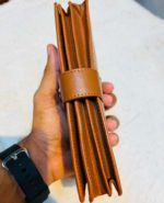 Double Phone Holder Wallet Brown – Model 25 kn-1 - Image 4