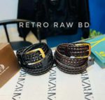 1.5inch Braided Belt Light Chocolate bs-3 - Image 3