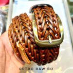 1.5 inch Braided Belt Brown bs-2 - Image 2