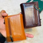 RFID-proof. Futuristic Brown Ultra-slim bbs-4