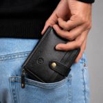 Premium Quality Multifunctional Full Zipper Wallet Black ms-2