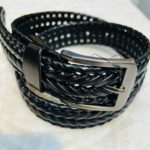 Black Braided Belt -B1 - Image 2